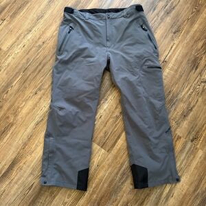 Boulder Gear Snow Pants Men 2XL Gray Incline Collection Ski Snowboard Waterproof